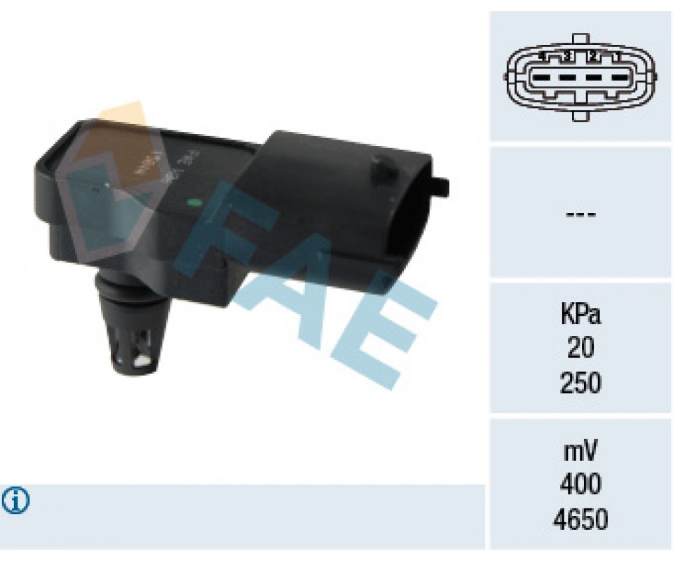 BASINÇ MAP SENSÖRÜ ASTRA G-H-J-INSIGNIA A-CORSA D-MERIVA A-B-VECTRA C-ZAFIRA B 1.4 NET-NEL-1.6 LET-X NT-LET-LER 2.0 LEH-LEL-LER