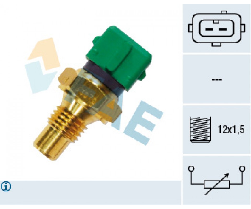 SU SICAKLIK SENSÖRÜ PEUGEOT P106-P205-P306-P309-P405-P605 CITROEN AX-BX-XM-ZX 09/86> 1.1-1.4-1.6-2.0 BENZİNLİ ARAÇLAR