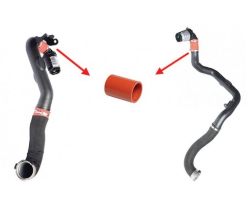 TURBO BORUSU KÜÇÜK SİLİKON RENAULT MASTER III 10> OPEL MOVANO B 10> 2.3dCi FAZ3