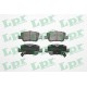 ARKA FREN BALATA TOYOTA AURIS. COROLLA 1.33L 1.6L 1NR-FE 1ZR-FAE NRE180 ZRE181 ZRE185 12-> 1.4L 1ND -FTV D-4D NDE150 NDE180 07->