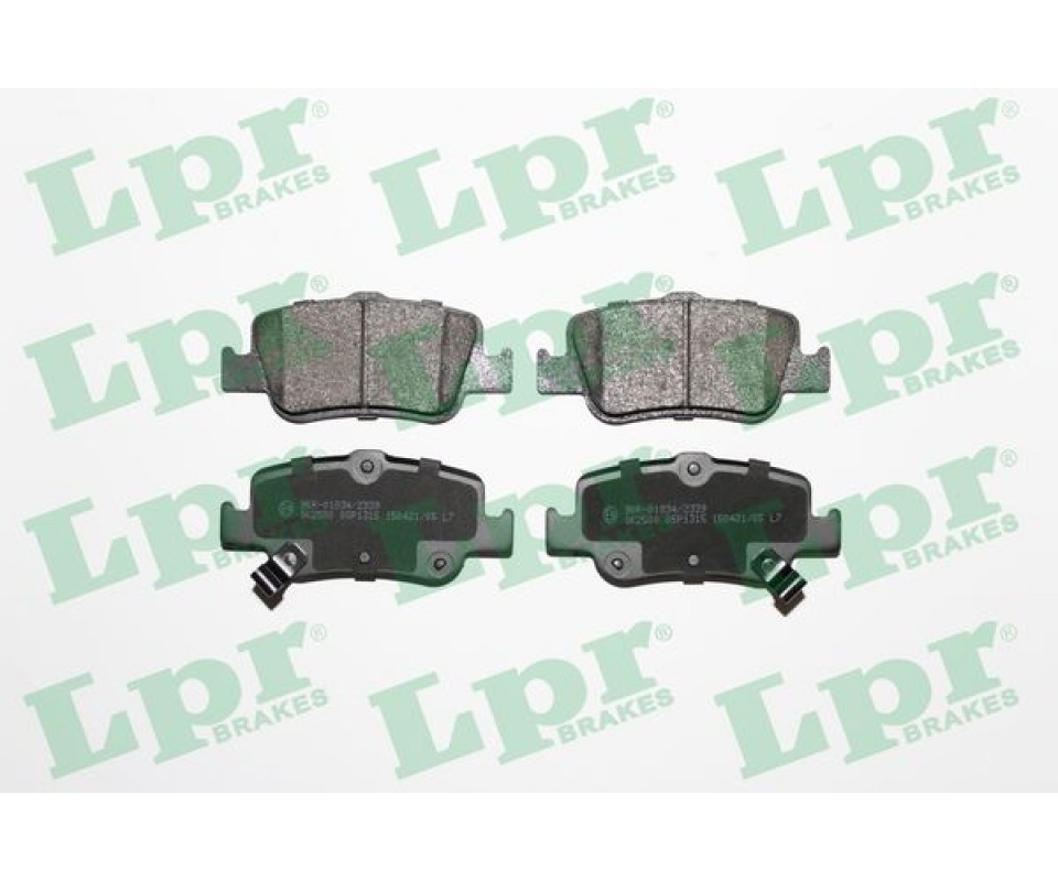 ARKA FREN BALATA TOYOTA AURIS. COROLLA 1.33L 1.6L 1NR-FE 1ZR-FAE NRE180 ZRE181 ZRE185 12-> 1.4L 1ND -FTV D-4D NDE150 NDE180 07->
