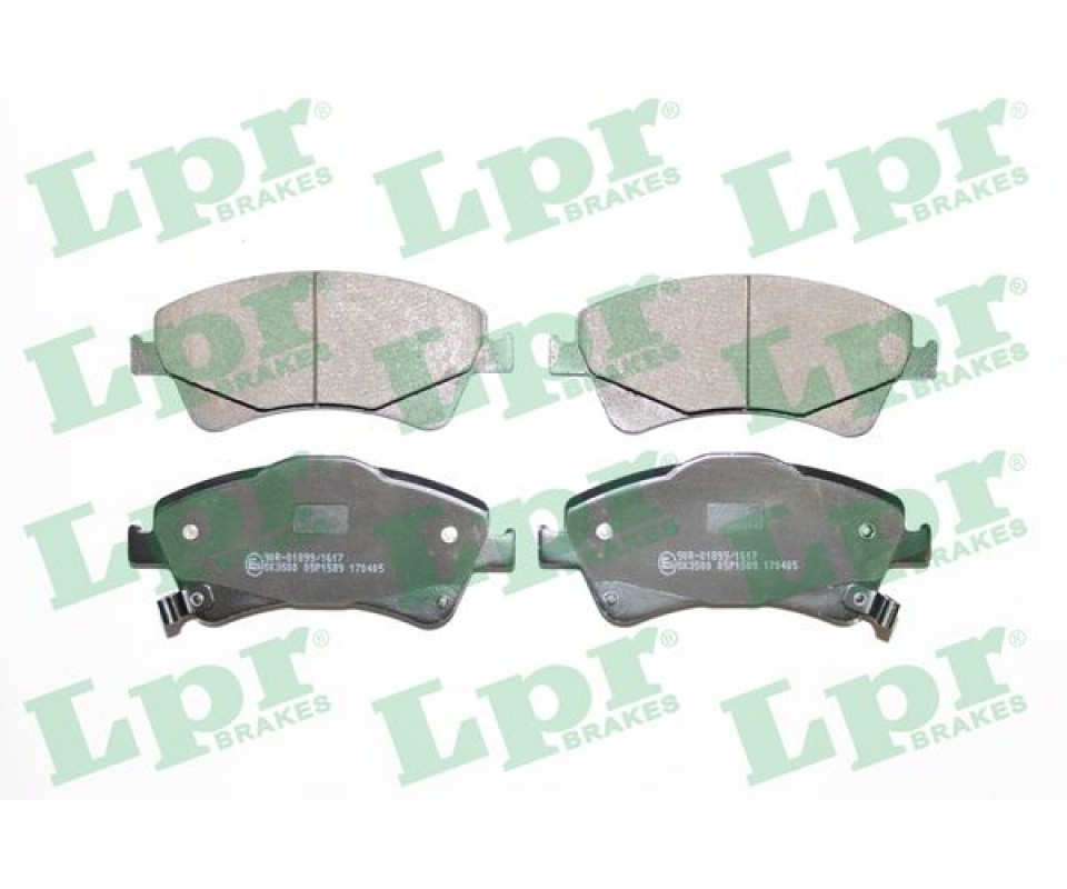 ÖN FREN BALATA TOYOTA AVENSIS 1.6L 1ZR-FAE ZRT270 benzinli 09-> 1.8L 2ZRFAE ZRT271 09-> 2.0L ADT270 AZT270 09-> / VERSO 1.6L 1ZRFAE ZGR20 09 ->