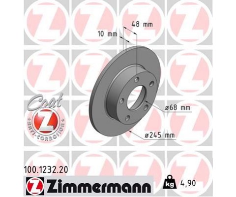 ARKA FREN AYNASI PASSAT 1.8 20V-1.9TDI-2.5-2.8 96> AUDI A4 2.5 QUATTRO 96-01 245x10x5DL 986478888-986479B56-DF4026