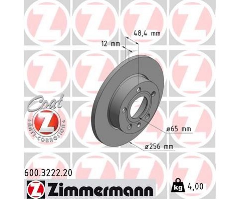 ARKA FREN AYNASI CADDY III-GOLF-V-VI-PLUS-JETTA III-ALTEA 04>A3 03>TOLEDO III-OCTAVIA 04> 256x12x9DL 986479155-986479B78-DF4271