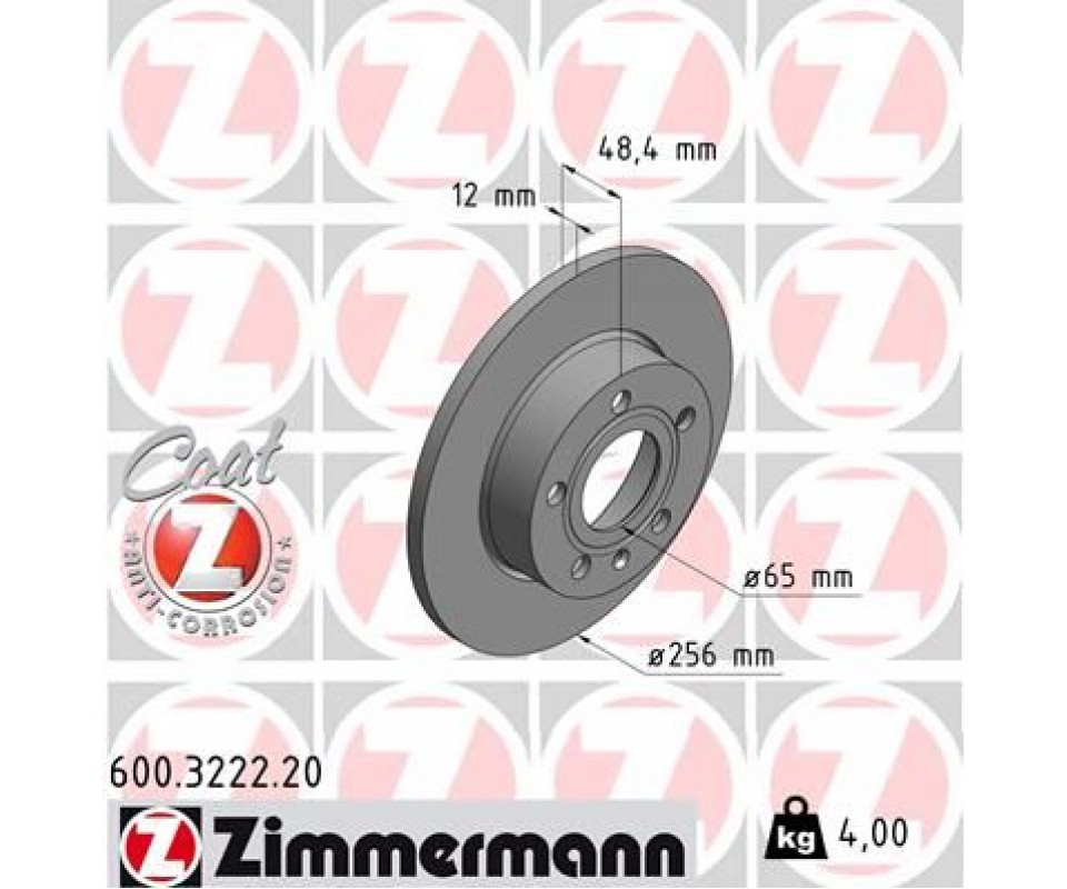 ARKA FREN AYNASI CADDY III-GOLF-V-VI-PLUS-JETTA III-ALTEA 04>A3 03>TOLEDO III-OCTAVIA 04> 256x12x9DL 986479155-986479B78-DF4271