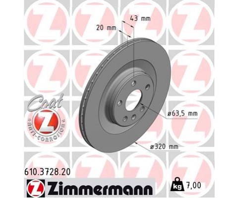 ARKA FREN DİSKİ S60 III 224 -S90 II 234 -V60 II -V90 II 235-236 -XC40 536 -XC60 II XC90 2014 > DELİKLİ