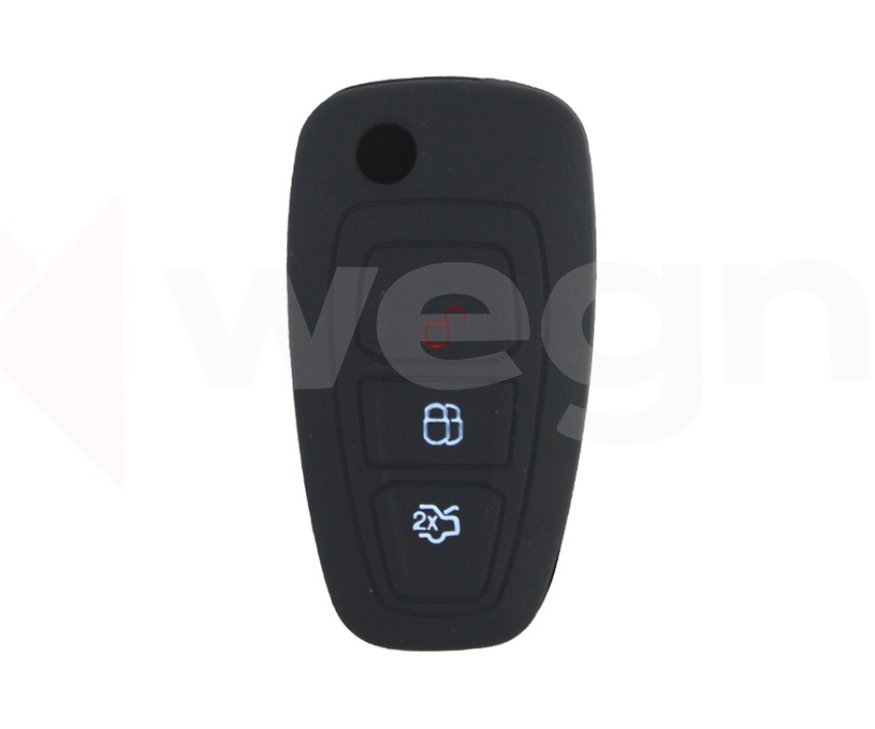 KONTAK ANAHTAR KUMANDA KORUYUCU KILIF SİLİKON FORD TRANSIT-MONDEO-FOCUS-RANGER-C MAX-S MAX SİYAH
