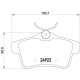 ARKA FREN BALATASI PEUGEOT P3008 09>16 P5008 09>17 P508 10>18 P308 GTI-RZC 10>14 CITROEN C4 09>16 DS4-DS5 11>15