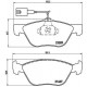 FREN BALATASI ALFA ROMEO 145 930 07/94-01/01-ALFA ROMEO 146 930 12/94-10/01-ALFA ROMEO 147 937