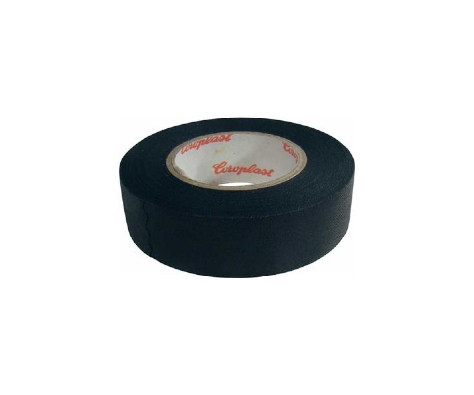 COROPLAST 839 TÜYSÜZ BEZ BANT SİYAH ALEV GECİKTİRİCİ ÖZELLİĞİNDE 19MMx15M 8 lik