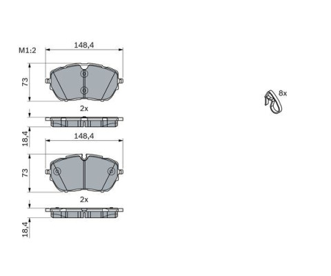 ÖN FREN BALATASI 330 mm ASTRA L 21> GRANDLAND 17> C5 AIRCROSS 18> 308 14> 3008 19> 508 18> DS4 21> DS7 19> DS9 20>