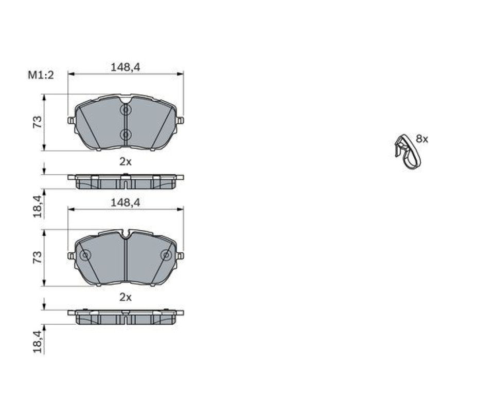 ÖN FREN BALATASI 330 mm ASTRA L 21> GRANDLAND 17> C5 AIRCROSS 18> 308 14> 3008 19> 508 18> DS4 21> DS7 19> DS9 20>