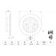 ARKA FREN DİSKİ HAVA KANALLI KIA SORENTO 2.0L D4HA 15-20 314 çap x 5 bijon - Adet disk fiyatıdır