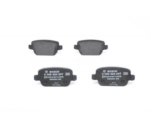 FREN BALATASI ARKA FORD-LAND ROVER-VOLVO MONDEO-GALAXY-SMAX-FREELANDER-S60 07> VO S80 II 06> S80 07> V70 06> V70 07> XC70 06> . LAND ROVER FREELANDER II L359