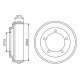 ARKA FREN KAMPANASI TARNSIT V185 01>06 Ö CEKER 2.0 TDCI - 254 / 59.5 MM