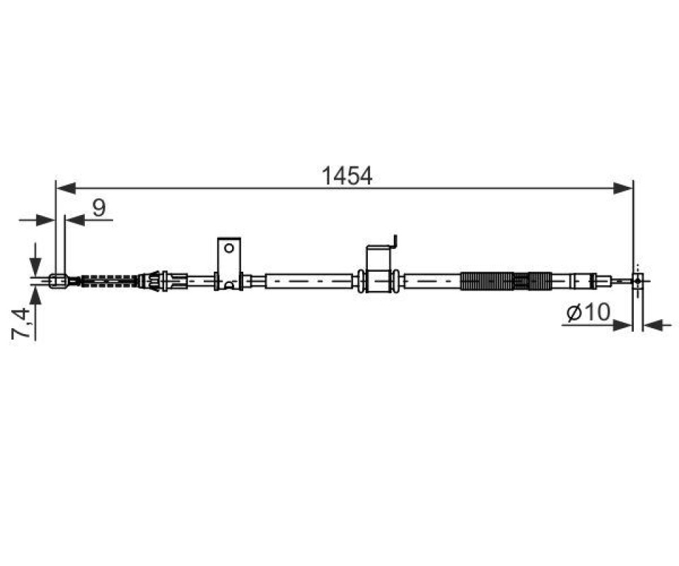 EL FREN TELİ ARKA SAĞ CAPTIVA-ANTARA 06 > 1454mm/1277mm