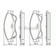 ÖN BALATA 15 INC ASTRA J 1.3 CDTI-1.4-1.4 TURBO-1.6 1.7 CDTİ 2.0CDTİ 10>AVEO 11>CRUZE 11>