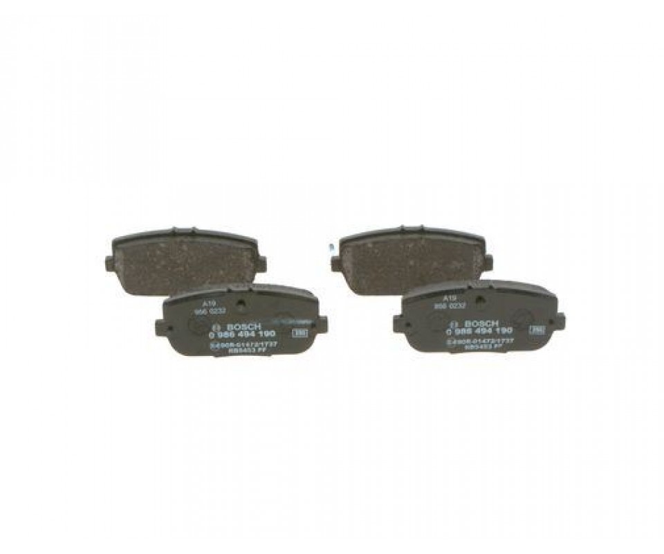 FREN BALATASI ARKA FIAT 124 SPİDER 16> MAZDA MX-5 III 05>14 MAZDA MX-5 IV 16>