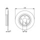 FREN DISKI ARKA MERCEDES SLK-CLASS R172 11>